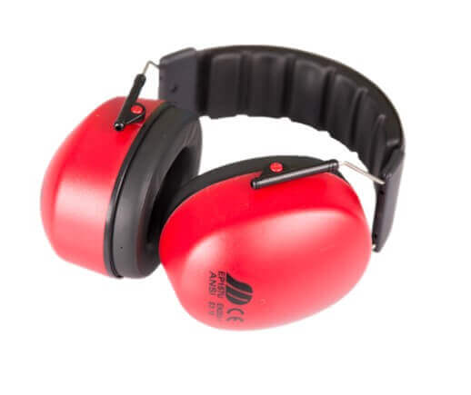 אוזניות אדומות מרופדות נגד רעש מק"ט 1320