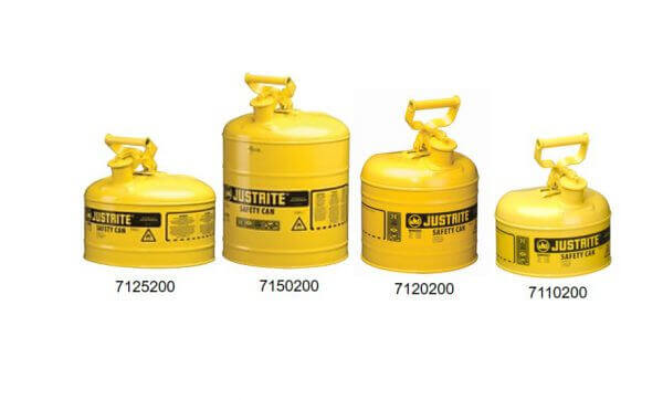 מכלי בטיחות צהובים ממתכת Type I