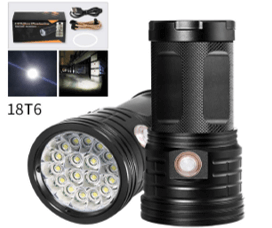 פנס LED מקצועי דגם XM18 FLASHLIGHT